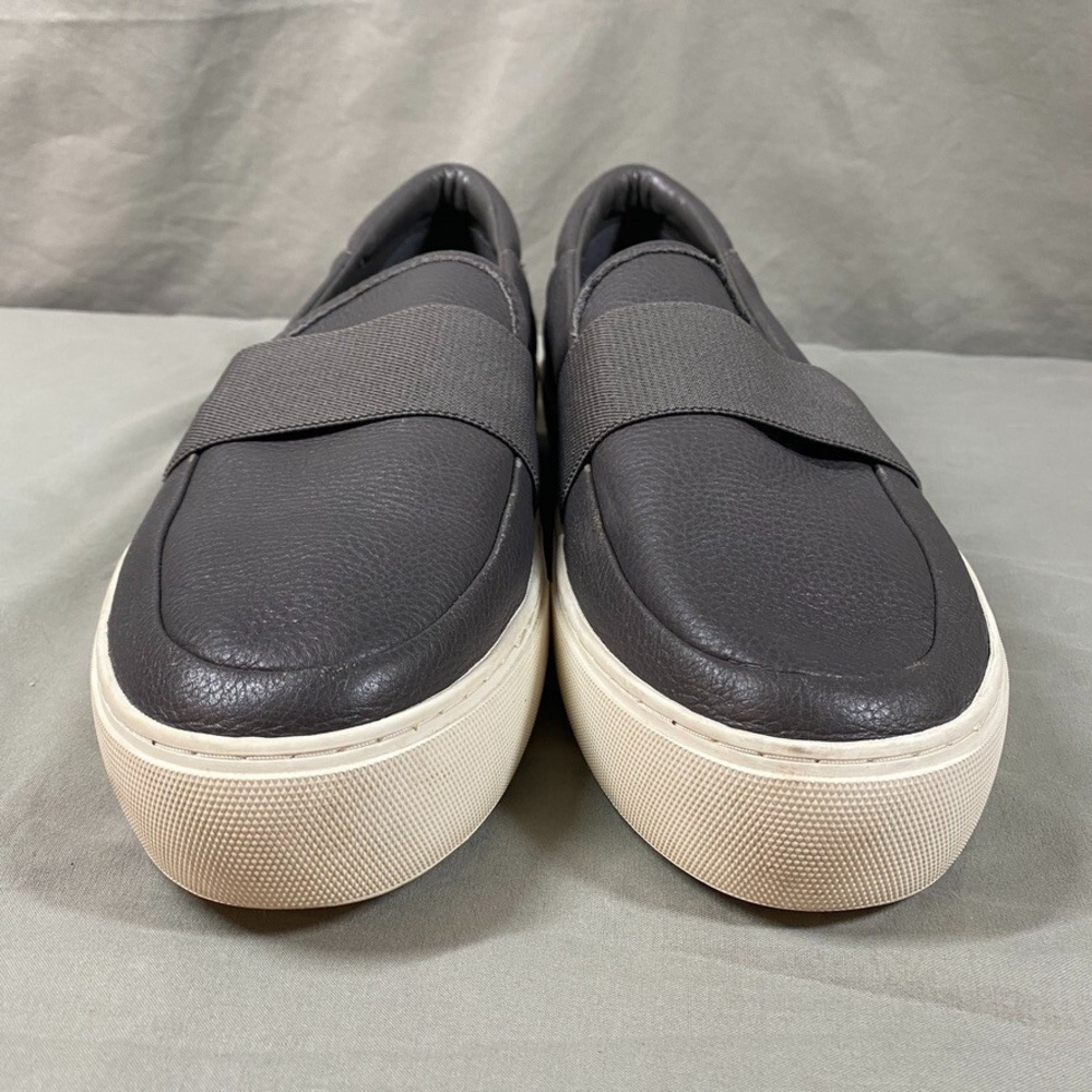 UGG Chayze Women's 10 Leather Platform Slip-On Flat Gray Loafer Sneaker Comfort - Picture 3 of 8